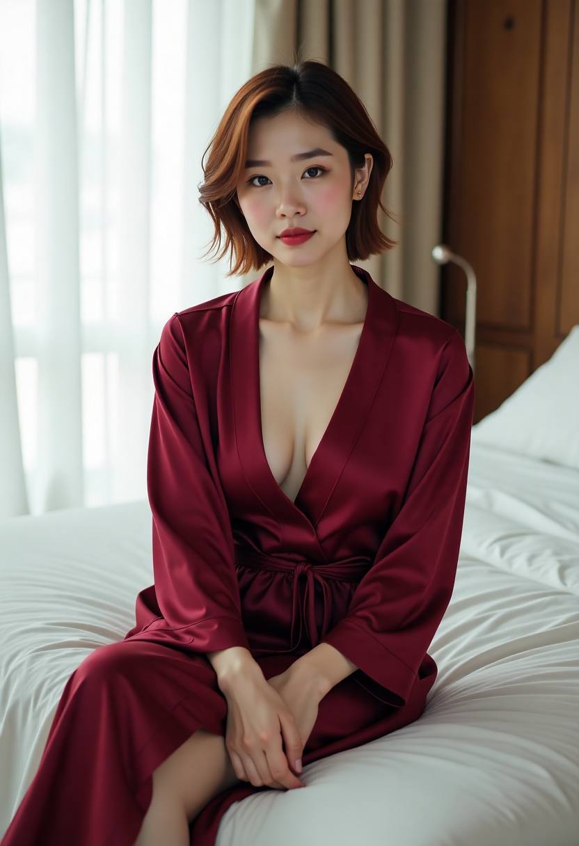 电影感裸妆